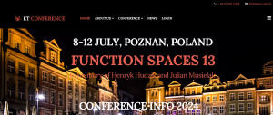 Konferencja Function Spaces 13, 8-12 lipca 2024, Poznań 