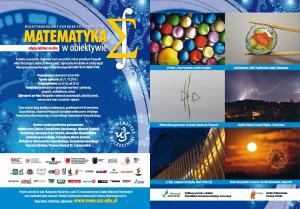 VII edycja międzynarodowego konkursu fotograficznego - Matematyka w obiektywie