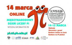 Dzień Liczby Pi w Białymstoku, 14-15 marca 2021, on-line