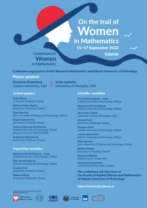 Konferencja On the Trail of Women in Mathematics: Contemporary Women in Mathematics, Gdańsk, 15-17 września 2022